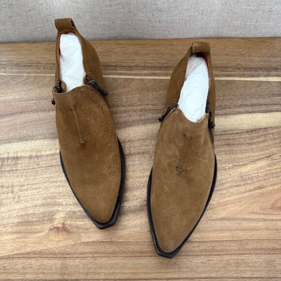 Frye Sacha Moto Shootie Cashew Bootie - Picture 6 of 14